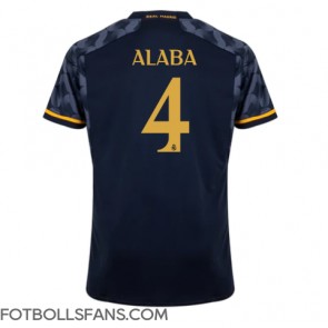 Real Madrid David Alaba #4 Replika Bortatröja 2023-24 Kortärmad